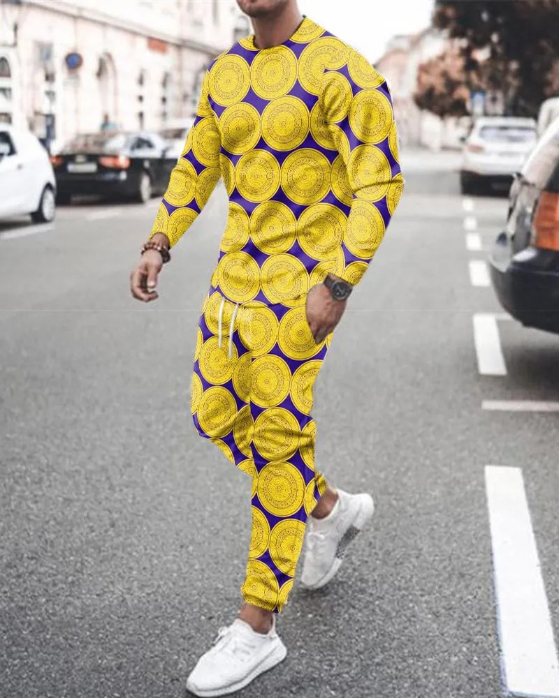 

2025-26 Лидер продаж, костюм с 3D-печатью, дизайн для путешествий на открытом воздухе, модный мужской костюм, быстросохнущий дышащий брючный костюм с длинными рукавами