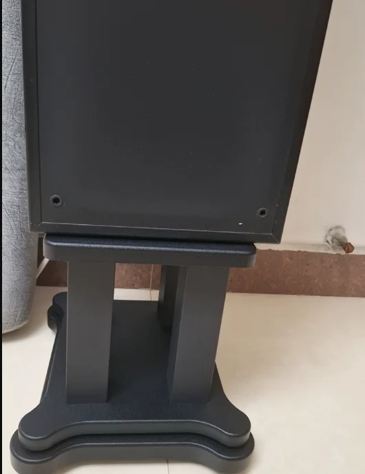 Speaker Support Floor Stand, 2PCS Professional Metal Wooden Tripod With Desktop Tray For Bookshelf Satellite Surrounding Speaker
