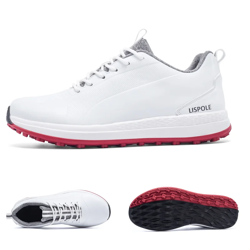 

2024, удобная обувь для гольфа, мужские большие размеры 39-47, профессиональные кроссовки без шипов для гольфа, нескользящая водонепроницаемая прогулочная обувь для гольфистов