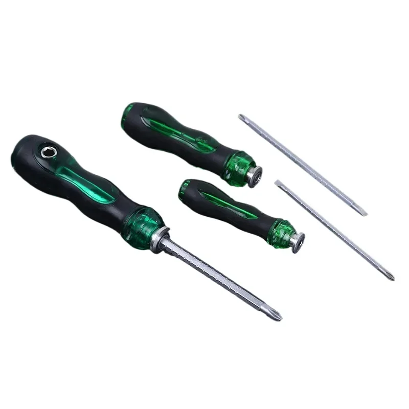 4/5/6mm Dual Purpose Scalable Screwdriver Multi-function Phillips/Slotted Screwdrivers CR-V Screw Driver Screw-driving Tools