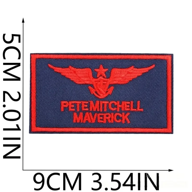 Pilot Flag Patch Tactical U.S. Army Embroidered Military Patch Clothing Hook Ring National Badge Backpack Clothing Sticker