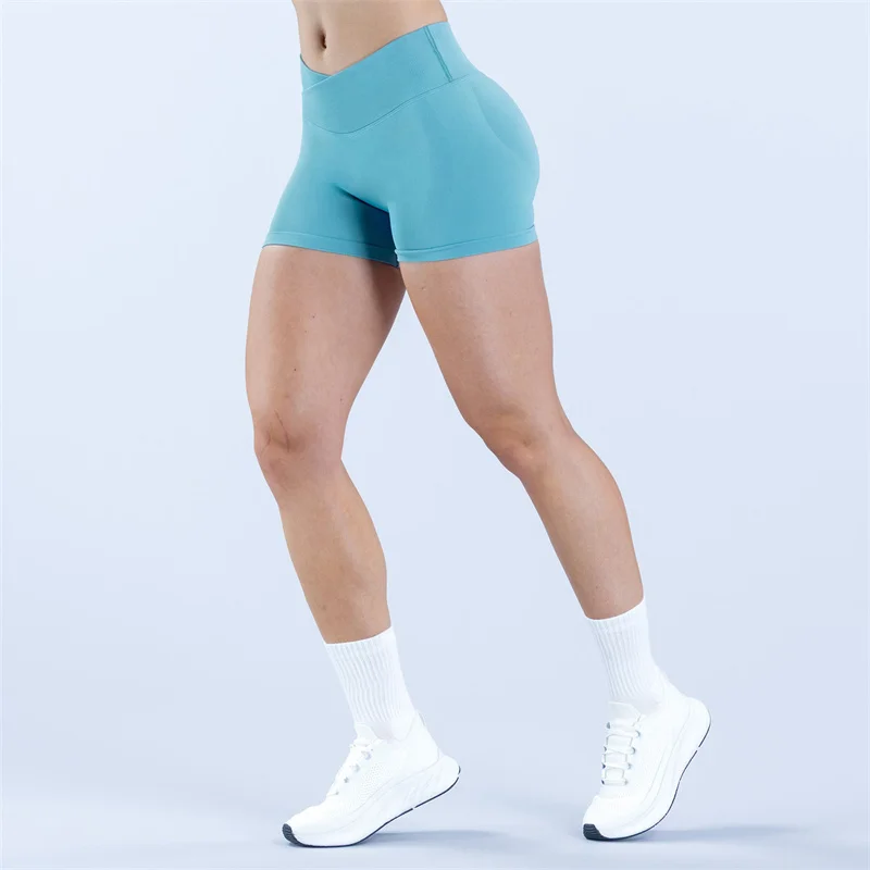 Tight Seamless Yoga Sport Shorts Woman Running Gym Workout Fitness Shorts Summer Women Clothing