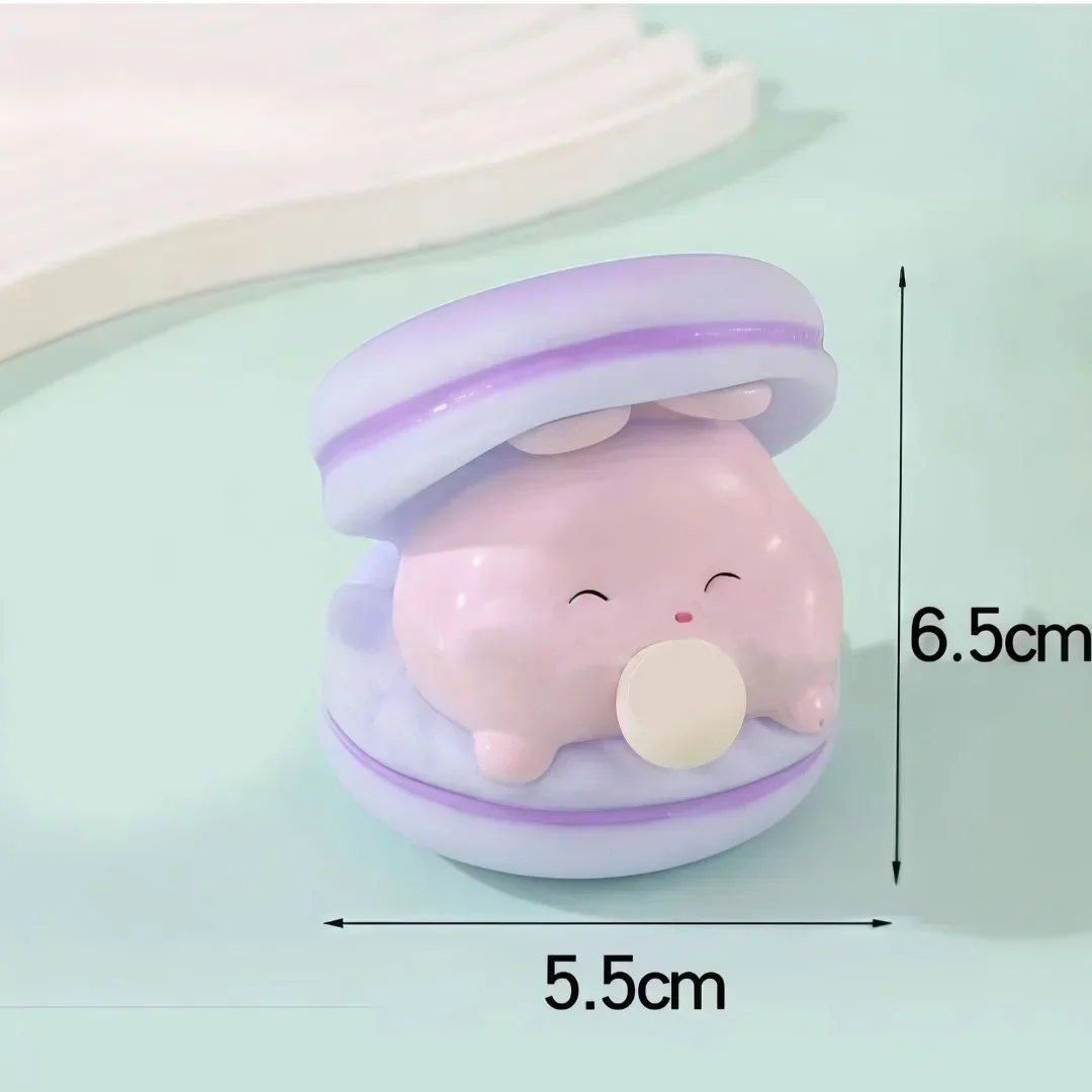 Lindo Animal escupir burbuja hamburguesa juguete blando alivio del estrés Anti ansiedad sensorial Fidget descompresión juego de escritorio para niños adultos