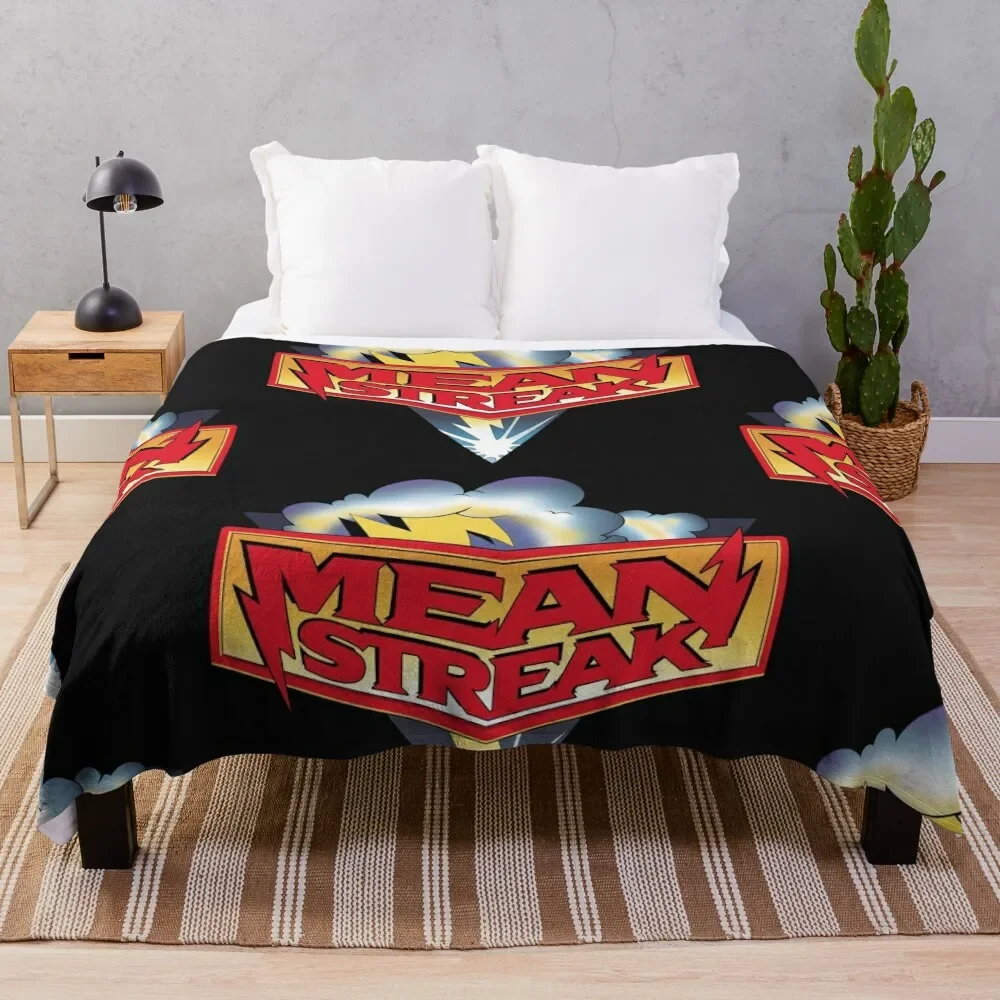 Mean Streak Wooden Roller Coaster Throw Blanket Bed covers Fluffy Shaggy Hairys Sofa Blankets