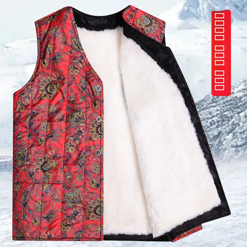 

Pierre Cardin Camere Vest Men's Women's Winter New Warmth Leather Fur Inteated Outerwear Thermal Vest Busin Gentleman ...