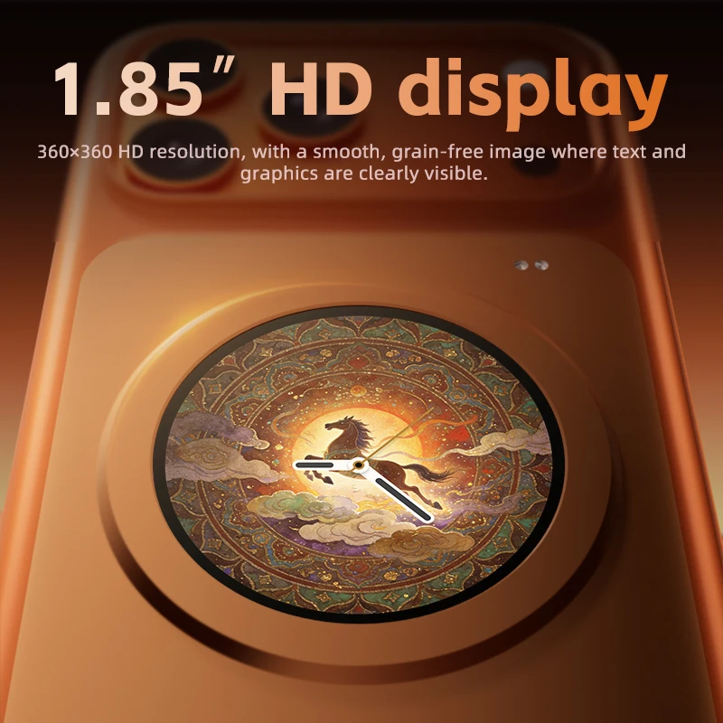 

Smart Phone Case 1.85 Inch DIY Screen with Touch Window for Apple Phone Iphone 17 Pro Max Mobile Phone Windows Case