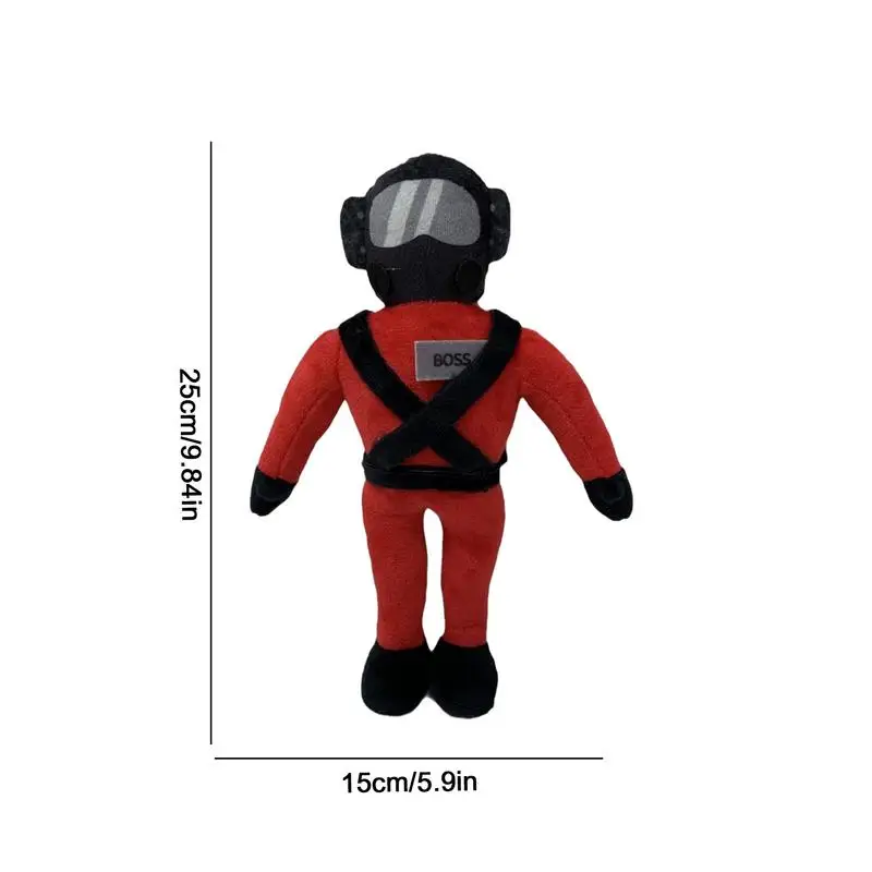 25cm Lethal Company Plush Toy Anime Game Lethal Boss Horror Doll Plush Pillow Soft Stuffed Toy Children Birthday Christmas Gifts