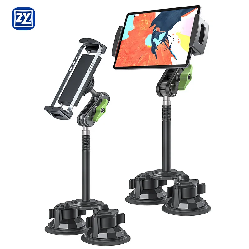 

Dual Suction Cup Mount Tablet PC Navigation Video Watching Holder Stand for iPad 4-12.9 Inch Phones Tablets Holder for Car