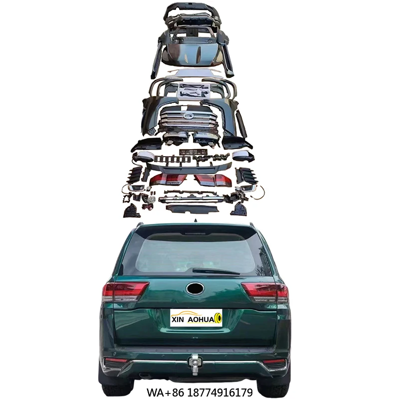 

LC300 Car Bumpers Accessories for Lc200 (08-21) Upgraded LC300 Body Kit Hood Grille Fender Tailgate Headlight Taillights