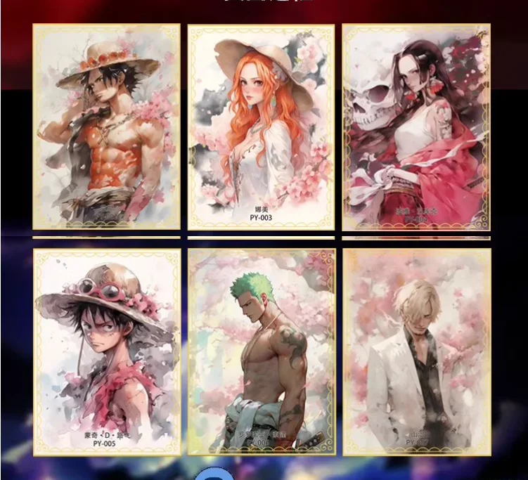 One Piece Cards KALEDAO VOL.1 Burning Memories Anime Collection Cards Board Games Toys Mistery Box Birthday Gifts for Children