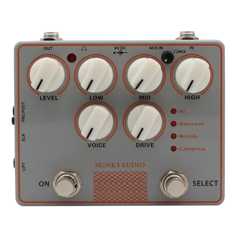 31BA Universal Compatibility Box Cabinet Simulation Headphone 1/8'' Input Supports