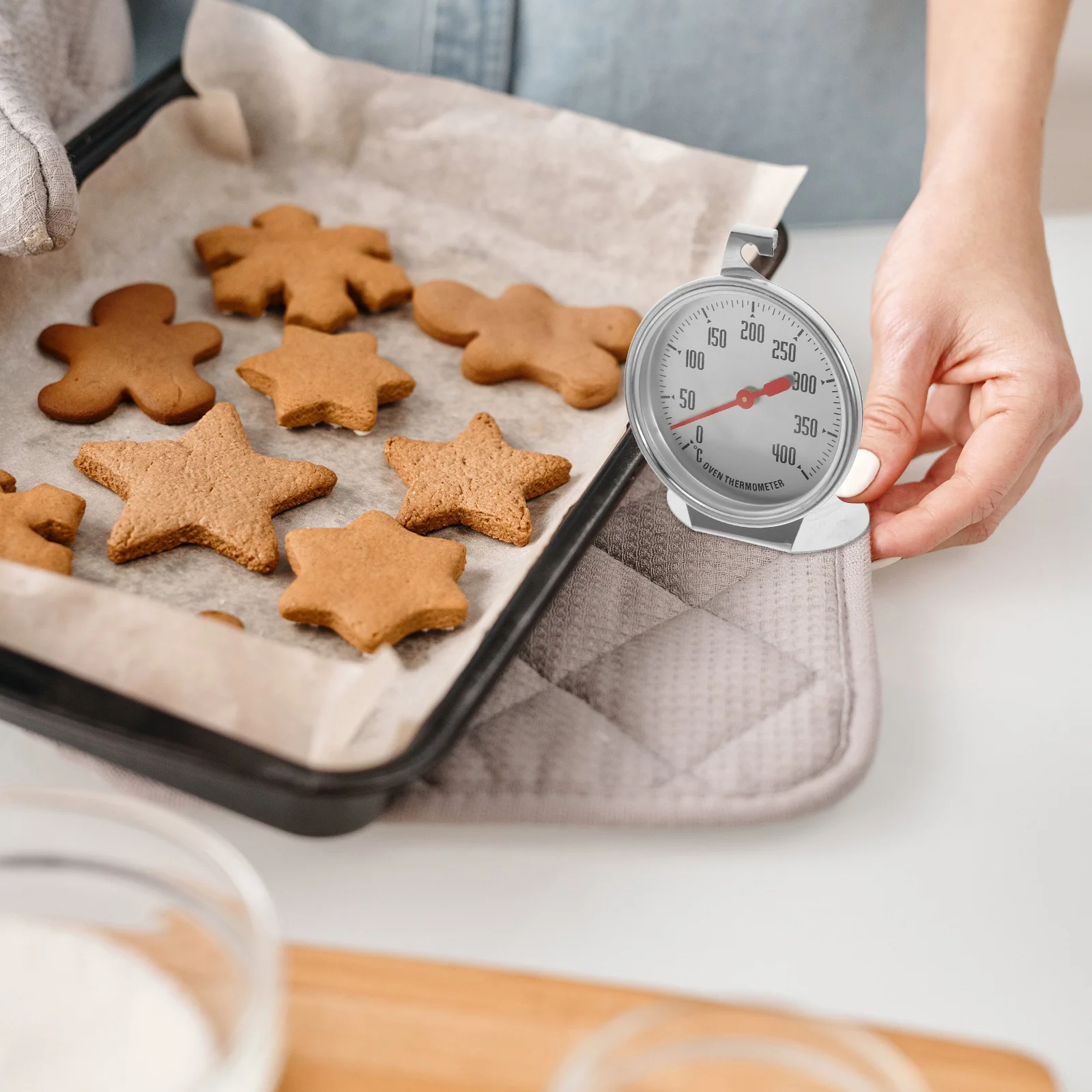 

Oven Thermometer Dial Accurate 400c High Temperature Baking Oven Gauge Replacement Thermometer Kitchen Gadget Kitchen Supply