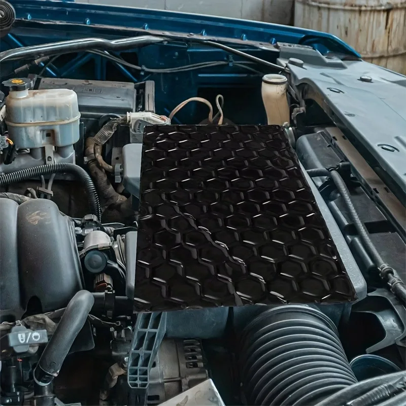 Panel de Goma Butilo Autoadhesivo, Amortiguador de Impactos y Aislante Acústico, Aislamiento Térmico, Reducción de Ruido, Adhesivo para Automóviles