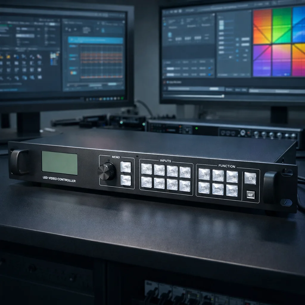 

LED-видеоконтроллер AX900 со встроенной картой отправки Novastar MSD600-1, поддержка USB-экстендеров, воспроизведение с USB, беспроводное зеркалирование экрана по Wi-Fi