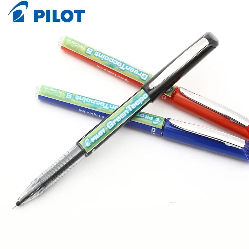 3pcs PILOT GreenTecpoint BX-GR5-BG Rollerball Gel Pen 0.5mm Signature Pen Gel Ink Pen Cute School Japan Stationary Supplies