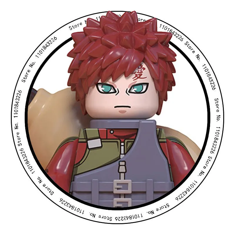WM6152 Naruto Bausteine Ootutuki Momoshiki Mitsuki Gaara Namikaze Minato Tobirama Actionfigur Zubehör für Kinder