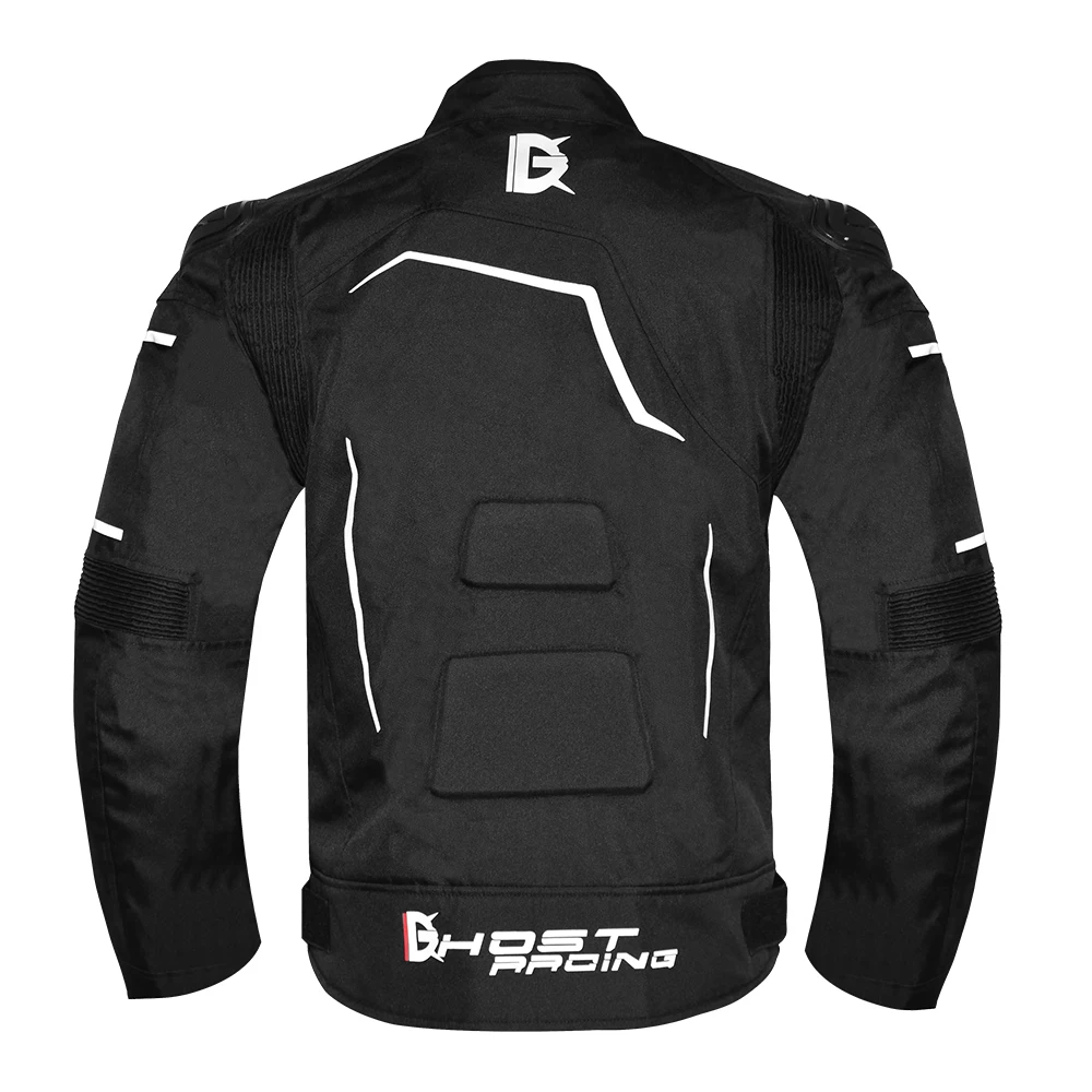 

Холодостойкая водонепроницаемая мотоциклетная куртка Мужская мотоциклетная куртка со съемной подкладкой Chaqueta Moto Защитное снаряжение черного цвета