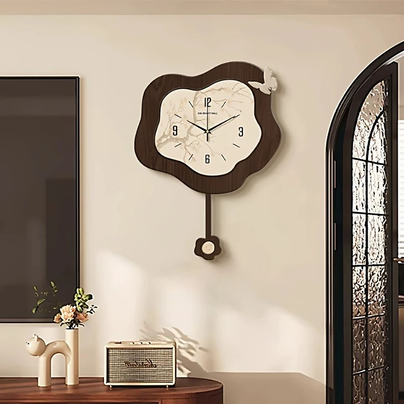 Chinese Style Xenomorph Wall Watch Luxury Living Room Design Creative Wall Watch Simple Aesthetic Reloj Pared Room Decorations
