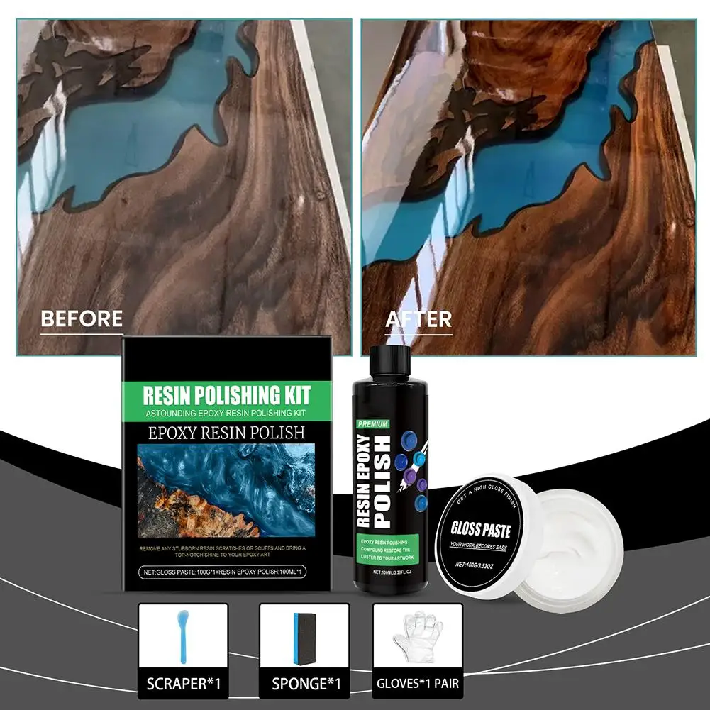 سيارة تلميع الشمع قسط الايبوكسي الراتنج تلميع عدة راتنجات الايبوكسي تلميع مجمع لخدش السيارات الرملي تلميع