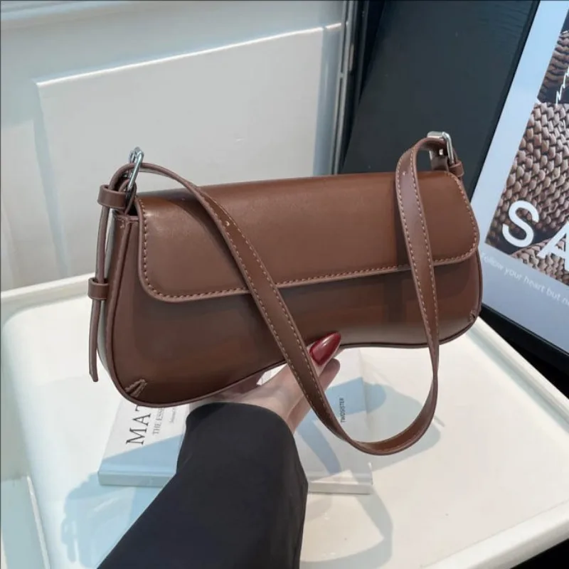 

2025 Новая модная сумка-тоут для женщин, роскошная дизайнерская сумка через плечо, минималистичная стильная сумка через плечо в стиле ретро для женщин