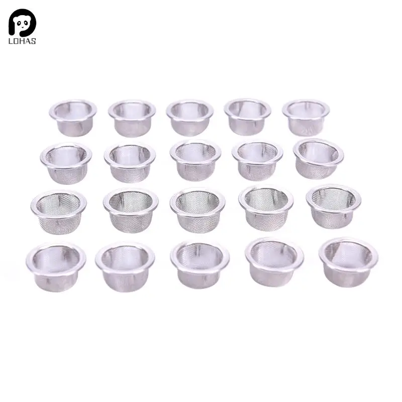 5/10/20Pcs Tobacco Smoking Pipe Metal Filter Stainless steel Mesh Pipe Filter Wholesale