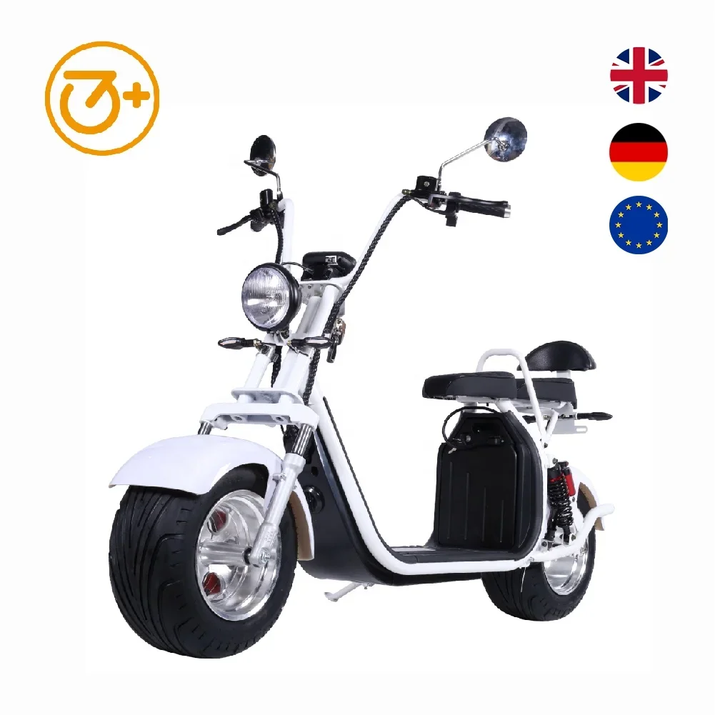 

EEC COC CE Citycoco Off Road 2000w Electric Moped Scooter for Adult Fat Tire No Folding Ebike Manufacturers Direct Sales