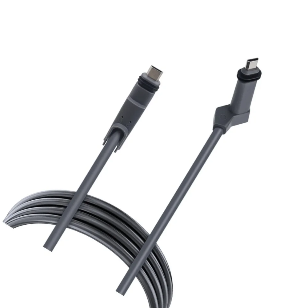 High-Speed Data Connector Dual Orientation Straight or Right Angle for Reliable Connectivity ABS Gray 2M Cable Length