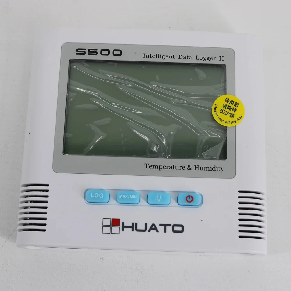 Huato S500-TH مسجل بيانات درجة حرارة الرطوبة مع وظيفة الطباعة في الوقت الحقيقي #5