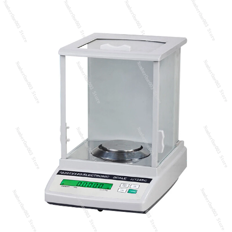 JJ124BC laboratory precision one-thousandth electronic analytical balance 0.1mg electronic balance scale