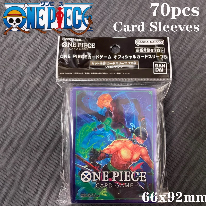 حار الرسمية قطعة واحدة حافظة بطاقات 70 قطعة 66x92 مللي متر زورو سانجي ، أنيمي الأكمام الواقية لعبة ببطاقات ورقية هدية للأطفال جامعي
