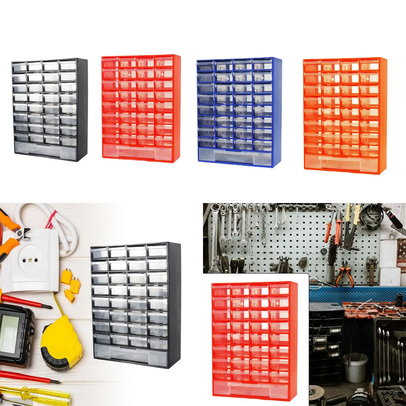 

Ящик для хранения шкафа-органайзера с перегородками, гайки, детали, винты, ящик для инструментов