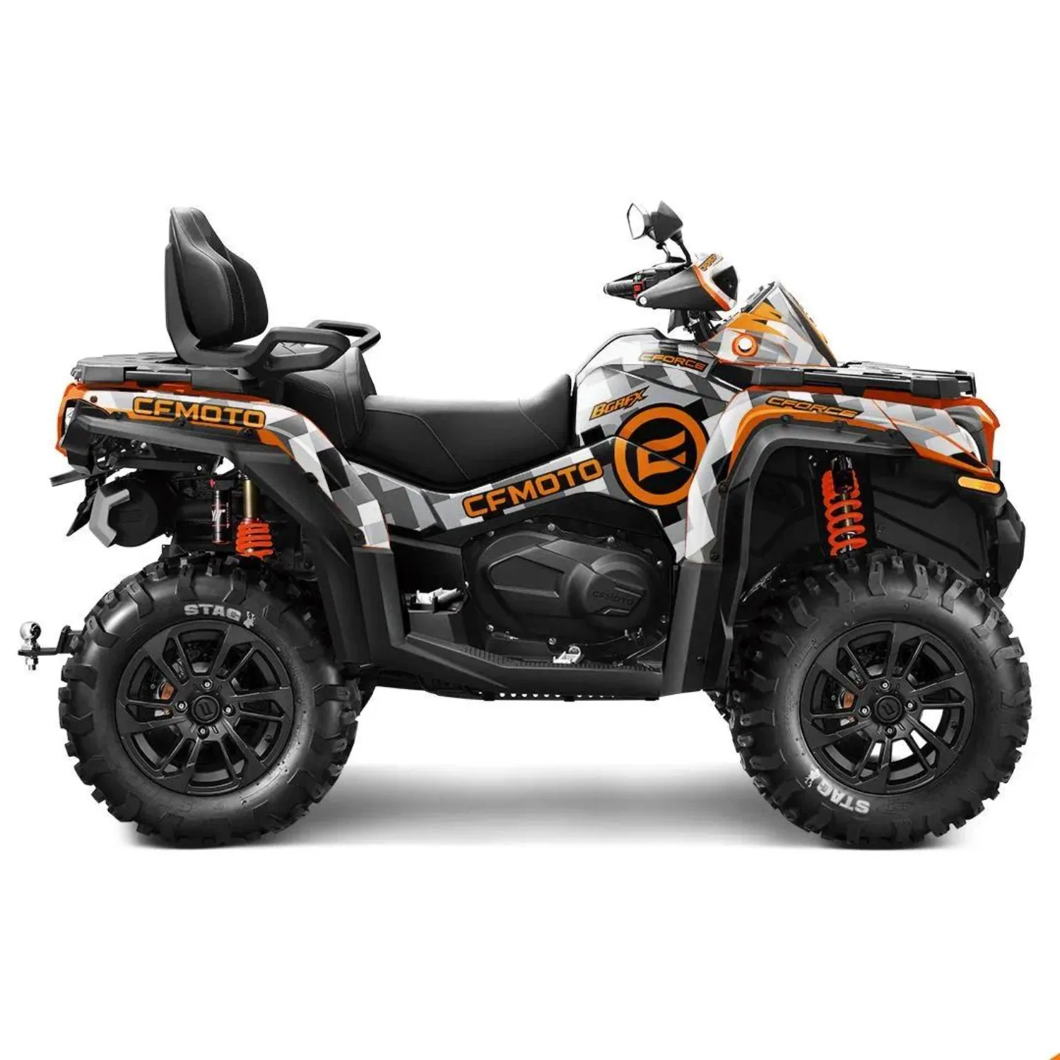 Body Fairing Sticker Decal Protective Quads / Atv 4x4 Full Graphic Kit For CFMOTO CFORCE 800 850 1000 2018-2023 G2 Design-19
