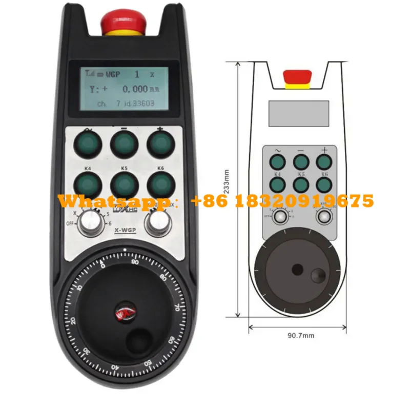 نظام Siemens CNC عجلة عقارب إلكترونية لاسلكية مخصصة في الوقت الحقيقي تدعم اتصال PLC Ethernet 6 محاور