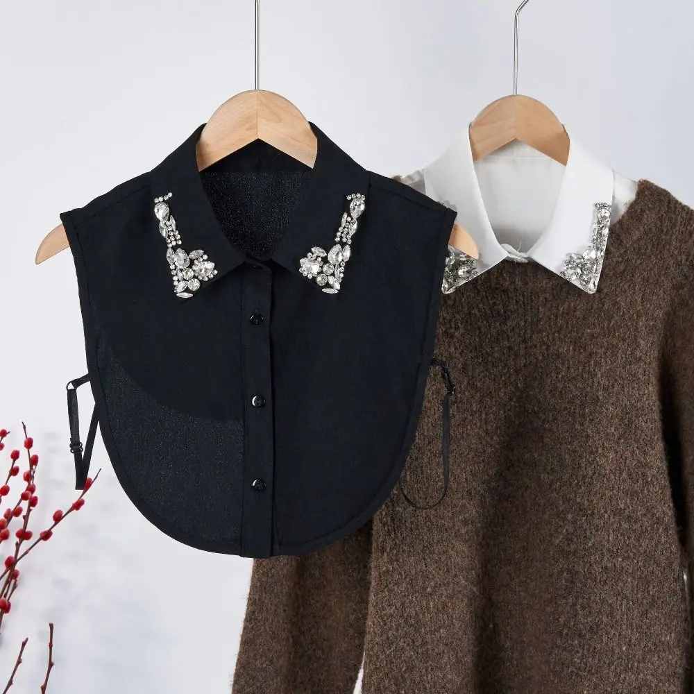 

Vintage Neckwear Ties Shirt Fake Collar Cotton Top Neckwear Lapel Fake Collar Clothing Accessory False Shirt Collar Blouse Wear