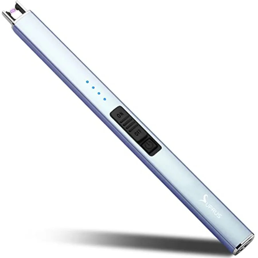 

Electric Lighter Arc Windproof Flameless USB Rechargeable Lighter with Safety Lock for Candle BBQ Camping
