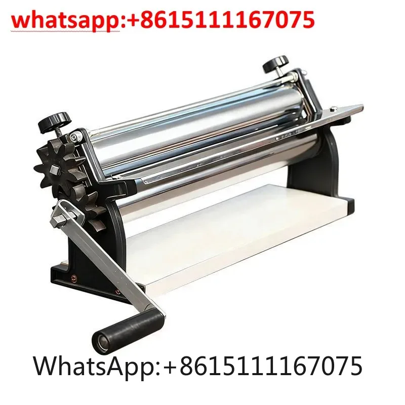 304 Stainless Steel Manual Pasta Maker, Adjustable Thickness Dough Roller, Easy Clean Kitchen Noodle Making Tool