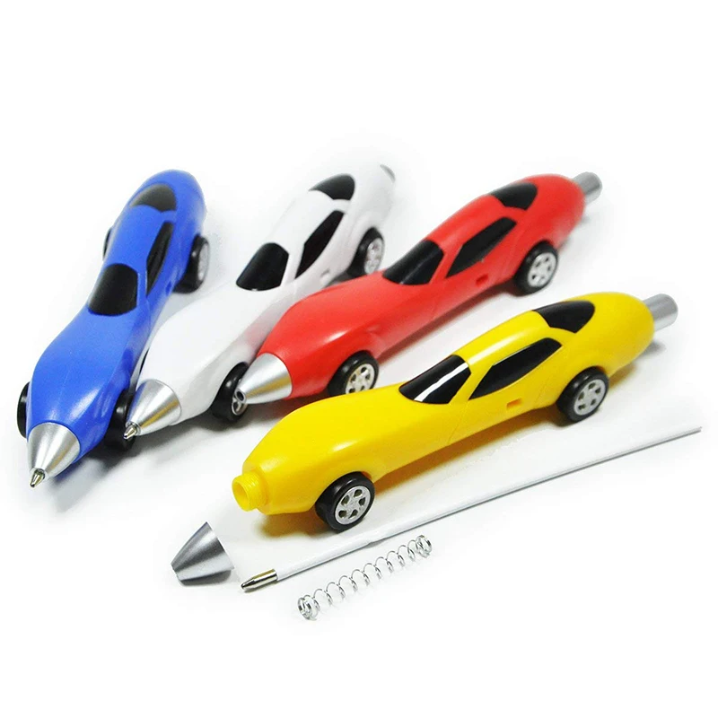 60Pcs Plastic Ball Pen Gift School Promotional Car Shaped Ball Point Pen