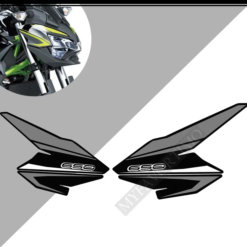 For Kawasaki Z650 Z 650 Stickers Decal Kit Knee Emblem Badge Logo Fairing Protection Protector Tank Pad 2018 2019 2020 2021