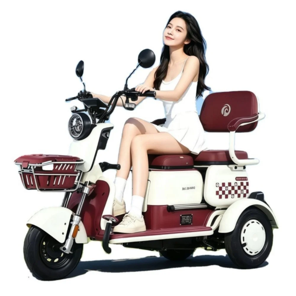 Electric freight three wheel tricycle, high load bearing axle, durable performance, goods delivery battery trike