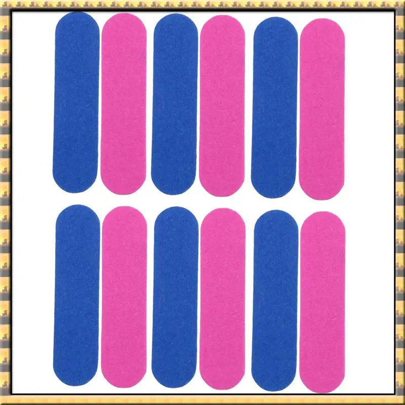 

Hot Sale 100Pcs Nail Files Double Color Wooden Mini Buffer Sanding 180/240 Disposable Manicure Tools
