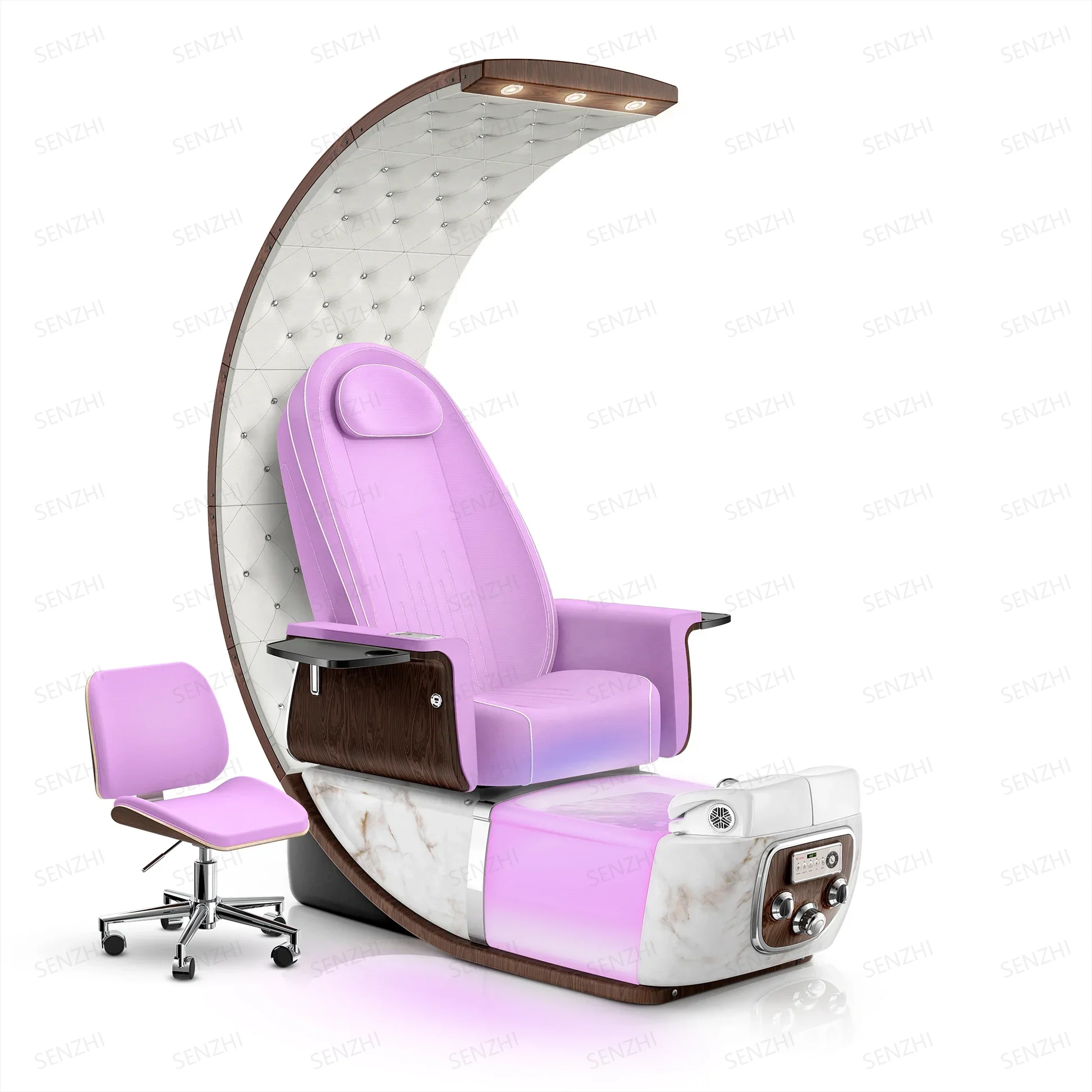 

Luxury European Beauty Nail Salon Electric Pipeless Whirlpool Foot Spa Full Body Touch Massage Manicure Pedicure Chair