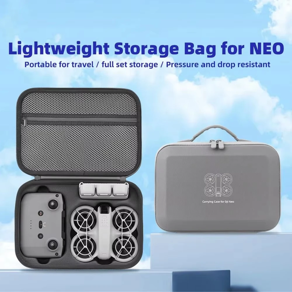 

Crossbody Shoulder Bag for DJI Neo Drone Portable Carrying Case Handbag Storage Pouch Protective Shell Shockproof Waterproof