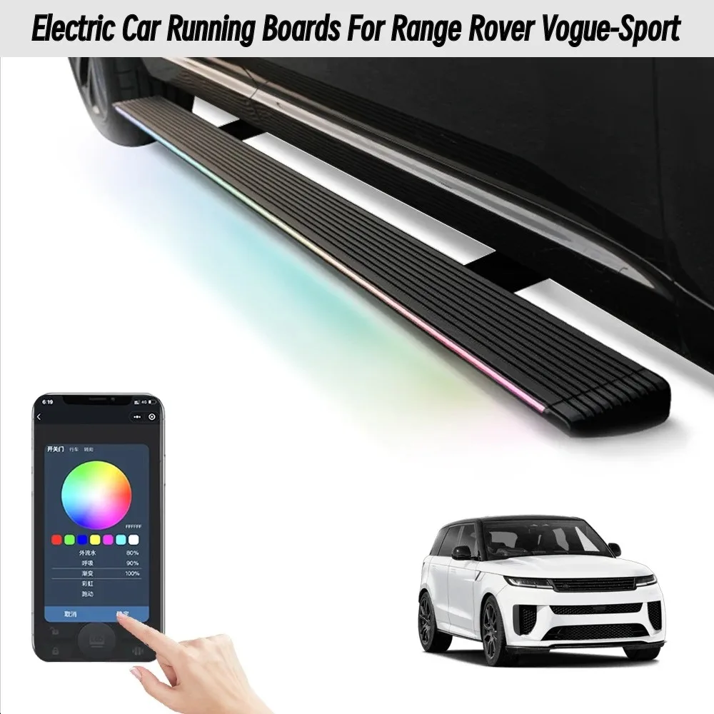 

LED Lights Electric Retractable Running Boards for Range Rover Vogue-Sport 2010-2025