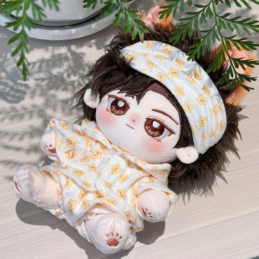 

Eye Mask Plush Dolls Clothes Kawaii Playing House Doll Handmade Clothes Colourful Replacement Doll Pajamas Gift