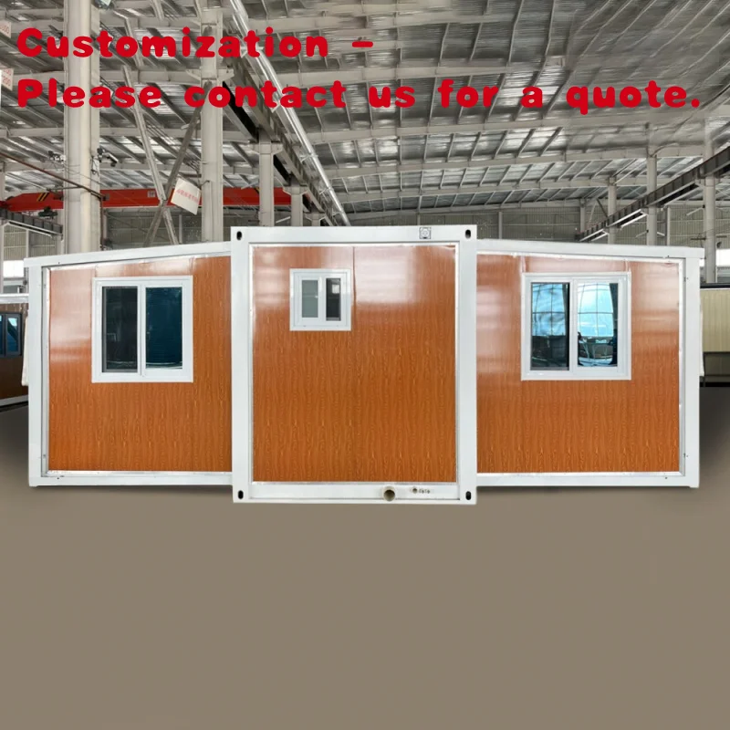 

custom.Modern 20ft Windbreak Expandable Container House Easy Install Tiny Home Mobile Outdoor Steel and Sandwich Panel Structure