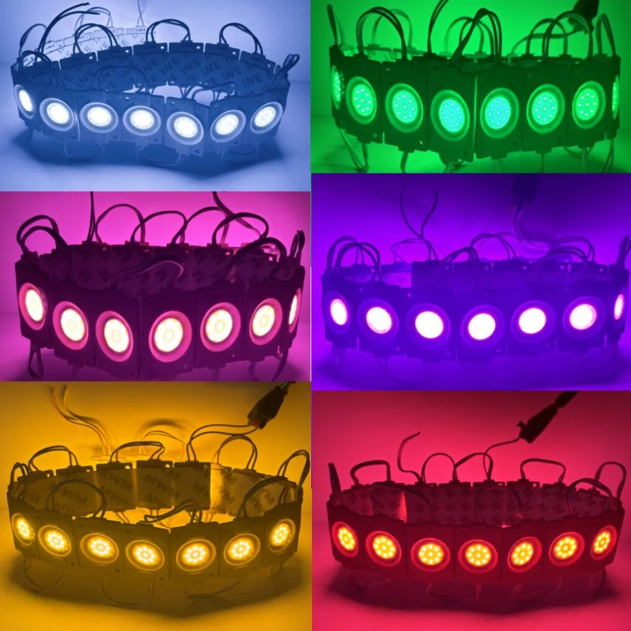20PCS 12V Led Module COB Light Advertisement Design Sign Backlight Shop Banner Waterproof IP65 White Red Warm Blue Yellow Pink