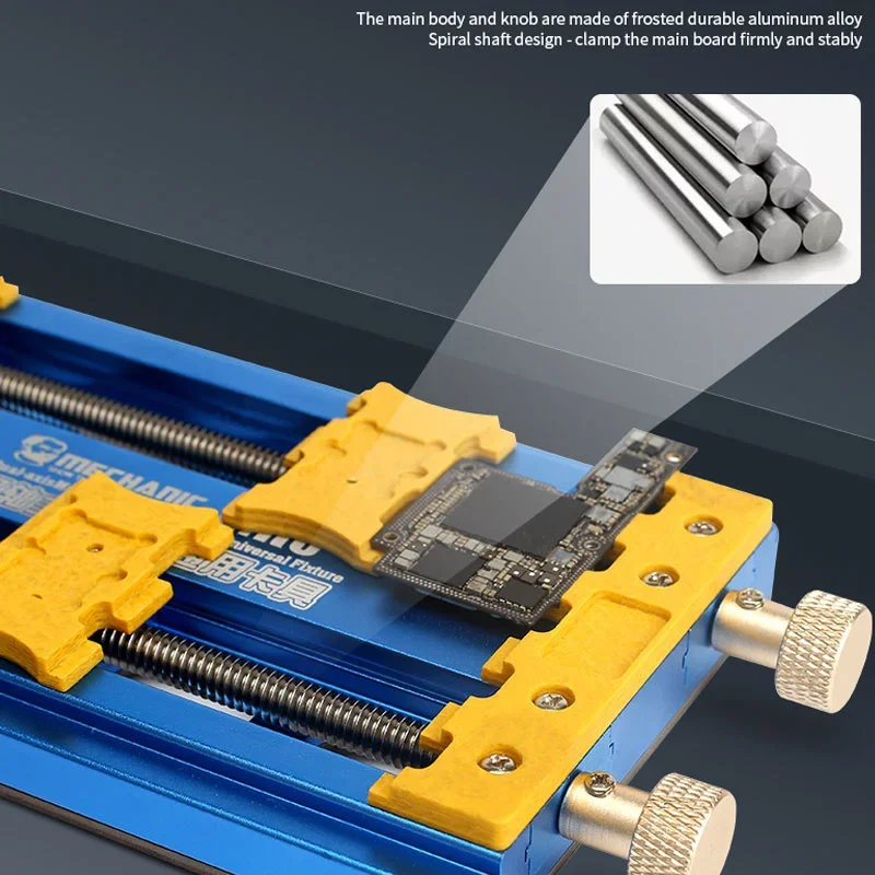 Reparación de placa base mecánica MR6 PRO, accesorio de doble rodamiento multifuncional, accesorio universal de placa base