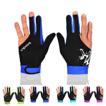 1Pcs Cue Pool Shooters Open 3 Vingers Handschoen Biljart Handschoenen 5 Kleuren Snooker Handschoenen Hoge Kwaliteit Biljart Accessoires Dropship