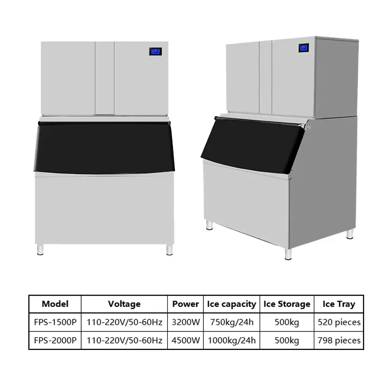 Professional 300kg 500kg 1000kg Big Block Ice Maker Price for Sale 1Ton Nigeria Commercial Ice Block Making Machine