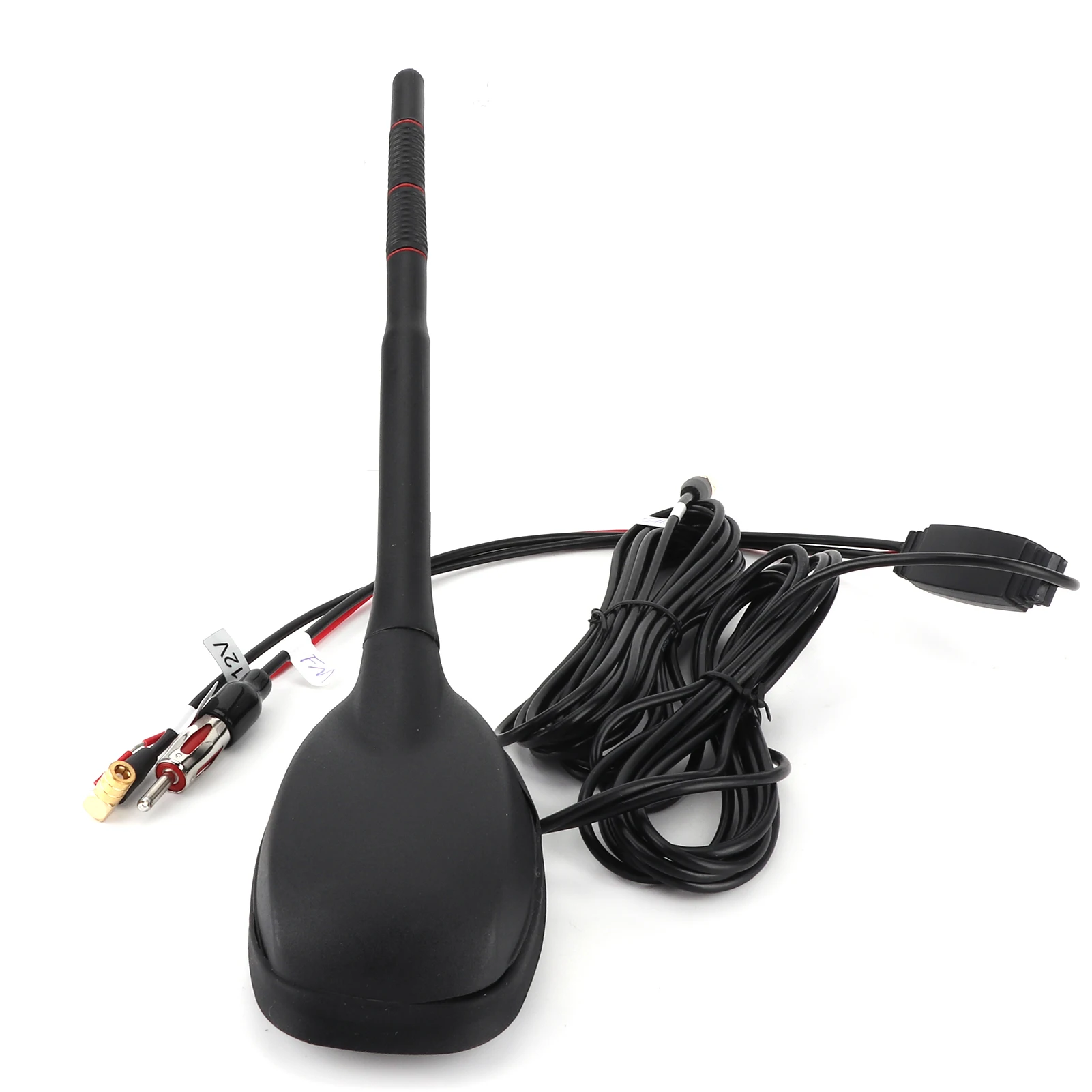Car DAB+GPS+FM Antenna Active Amplified Top Roof Mount Waterproof Dustproof